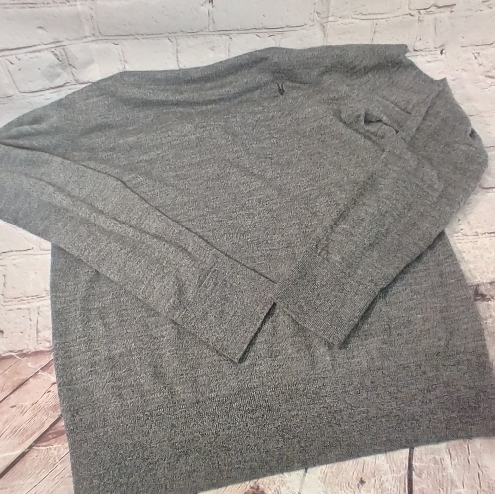 All Saints Mens Ivar Merino Wool Grey Sweater XL - Picture 10 of 15
